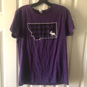L.A.T Apparel purple Montana shirt size L